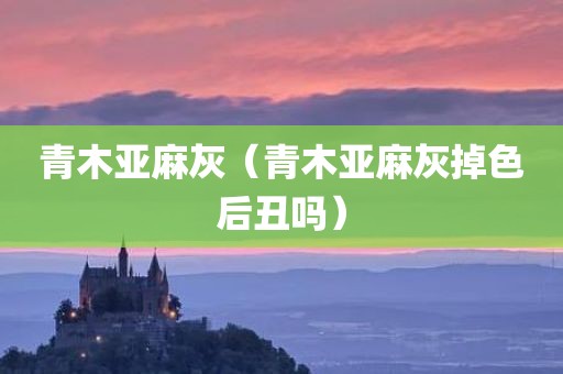 青木亚麻灰（青木亚麻灰掉色后丑吗）
