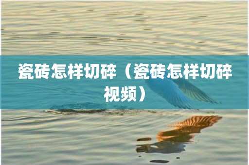 瓷砖怎样切碎（瓷砖怎样切碎视频）