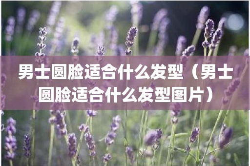 男士圆脸适合什么发型（男士圆脸适合什么发型图片）