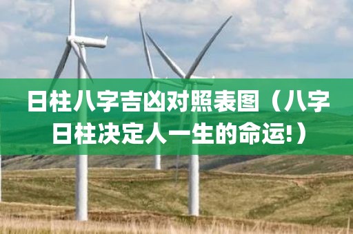 日柱八字吉凶对照表图（八字日柱决定人一生的命运!）