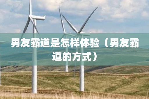 男友霸道是怎样体验（男友霸道的方式）