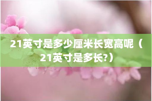 21英寸是多少厘米长宽高呢（21英寸是多长?）