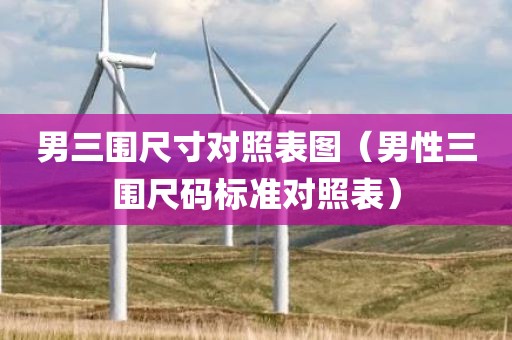 男三围尺寸对照表图（男性三围尺码标准对照表）