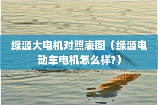 绿源大电机对照表图（绿源电动车电机怎么样?）