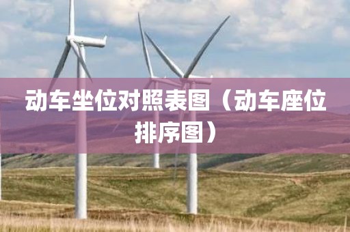 动车坐位对照表图（动车座位排序图）