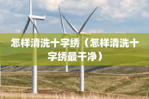 怎样清洗十字绣（怎样清洗十字绣最干净）