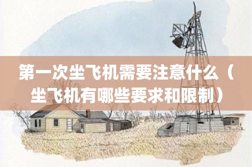 第一次坐飞机需要注意什么（坐飞机有哪些要求和限制）