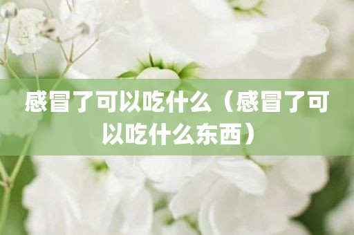 感冒了可以吃什么（感冒了可以吃什么东西）