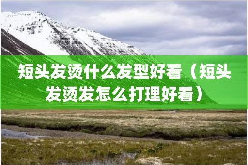 短头发烫什么发型好看（短头发烫发怎么打理好看）