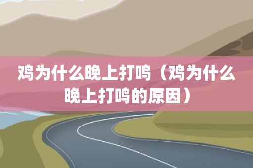 鸡为什么晚上打鸣（鸡为什么晚上打鸣的原因）