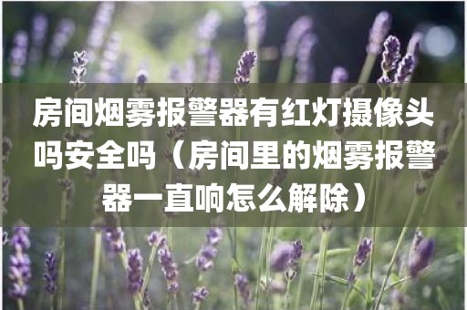 房间烟雾报警器有红灯摄像头吗安全吗（房间里的烟雾报警器一直响怎么解除）