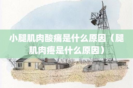 小腿肌肉酸痛是什么原因（腿肌肉疼是什么原因）