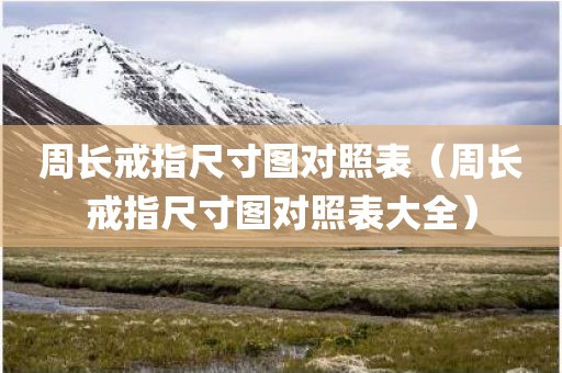 周长戒指尺寸图对照表（周长戒指尺寸图对照表大全）