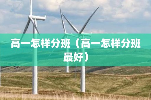 高一怎样分班(高一怎样分班最好) 高一怎样分班(高一怎样分班最好)
