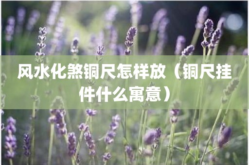 风水化煞铜尺怎样放（铜尺挂件什么寓意）