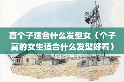 高个子适合什么发型女（个子高的女生适合什么发型好看）