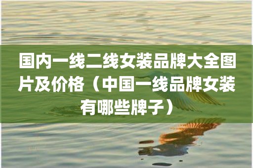 国内一线二线女装品牌大全图片及价格(中国一线品牌女装有哪些牌子)