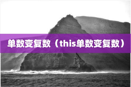 单数变复数（this单数变复数）