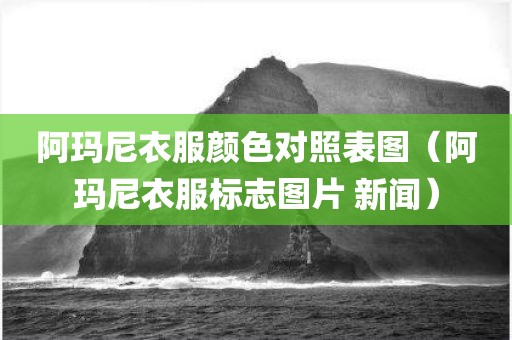 阿玛尼衣服颜色对照表图(阿玛尼衣服标志图片 新闻) 阿玛尼衣服颜色对照表图(阿玛尼衣服标志图片 新闻)