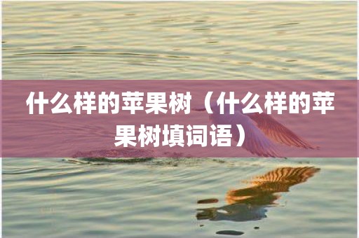 什么样的苹果树（什么样的苹果树填词语）