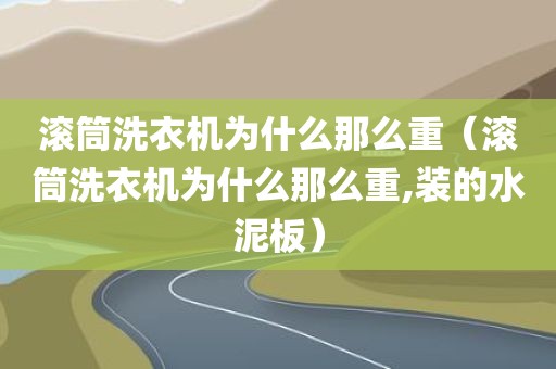滚筒洗衣机为什么那么重（滚筒洗衣机为什么那么重,装的水泥板）