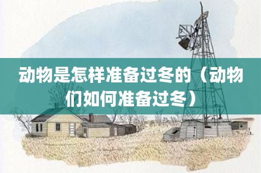 动物是怎样准备过冬的（动物们如何准备过冬）