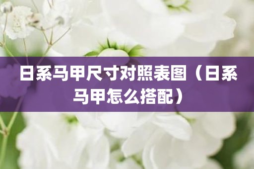 日系马甲尺寸对照表图（日系马甲怎么搭配）