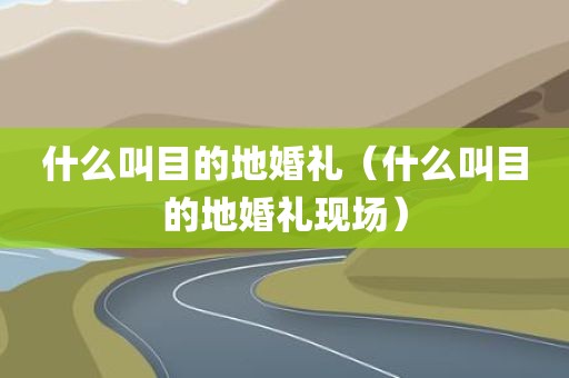 什么叫目的地婚礼（什么叫目的地婚礼现场）