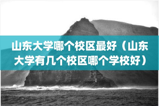 山东大学哪个校区最好(山东大学有几个校区哪个学校好)
