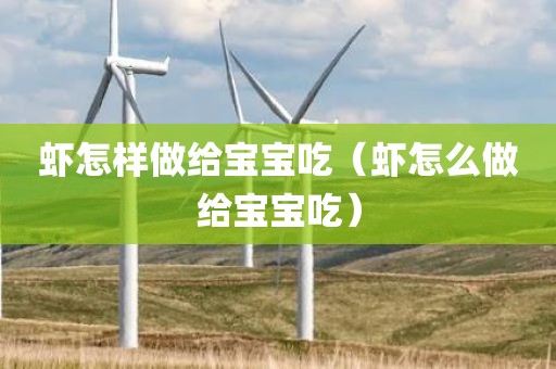虾怎样做给宝宝吃（虾怎么做给宝宝吃）