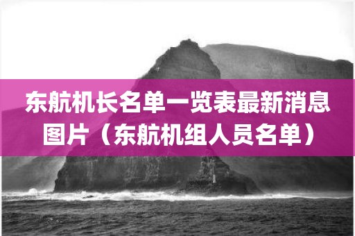东航机长名单一览表最新消息图片（东航机组人员名单）