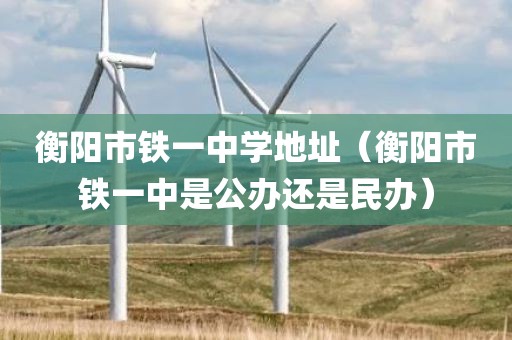 衡阳市铁一中学地址（衡阳市铁一中是公办还是民办）