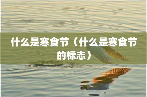 什么是寒食节（什么是寒食节的标志）