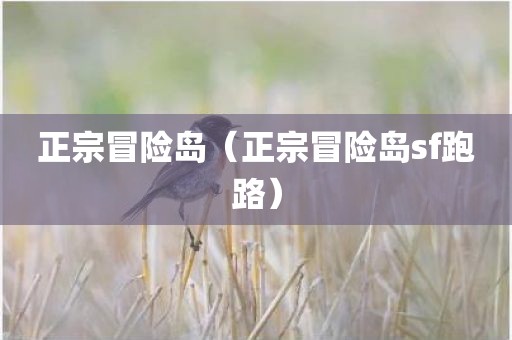正宗冒险岛（正宗冒险岛sf跑路）