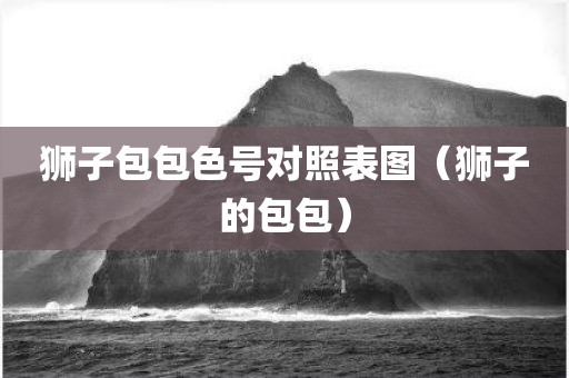 狮子包包色号对照表图（狮子的包包）