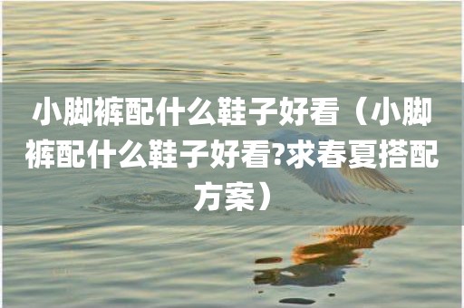 小脚裤配什么鞋子好看（小脚裤配什么鞋子好看?求春夏搭配方案）
