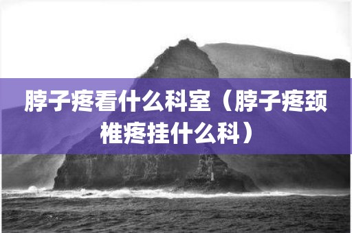 脖子疼看什么科室（脖子疼颈椎疼挂什么科）