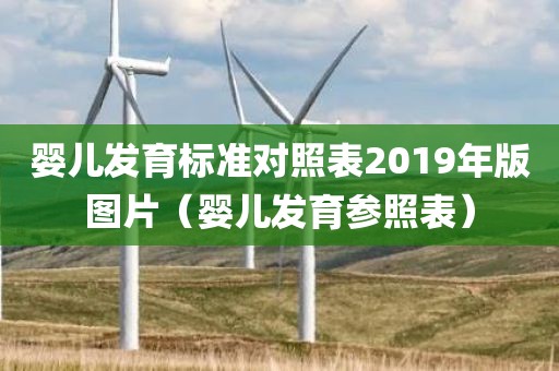 婴儿发育标准对照表2019年版图片（婴儿发育参照表）