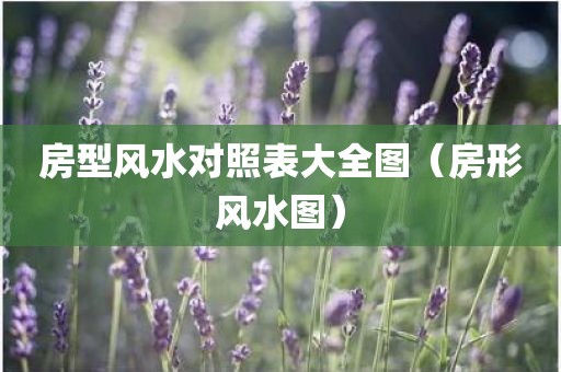 房型风水对照表大全图（房形风水图）