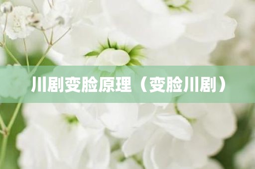 川剧变脸原理（变脸川剧）