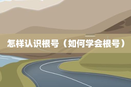 怎样认识根号（如何学会根号）