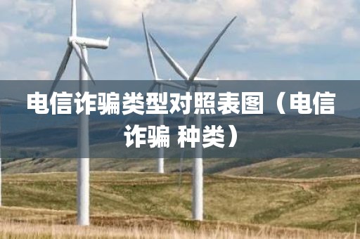 电信诈骗类型对照表图（电信诈骗 种类）