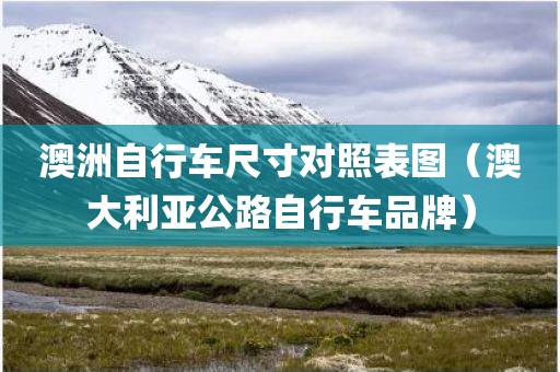 澳洲自行车尺寸对照表图（澳大利亚公路自行车品牌）