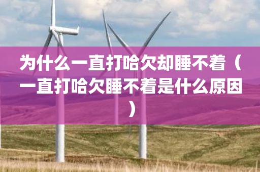 为什么一直打哈欠却睡不着（一直打哈欠睡不着是什么原因）