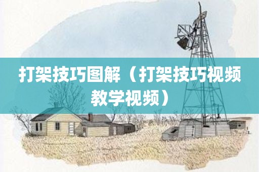 打架技巧图解（打架技巧视频教学视频）