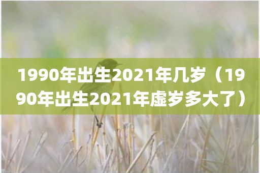 1990年出生2021年几岁（1990年出生2021年虚岁多大了）