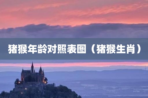 猪猴年龄对照表图（猪猴生肖）