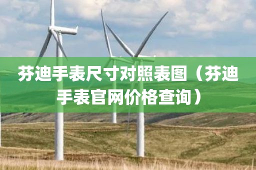 芬迪手表尺寸对照表图（芬迪手表官网价格查询）