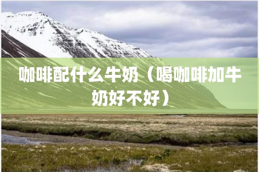 咖啡配什么牛奶（喝咖啡加牛奶好不好）
