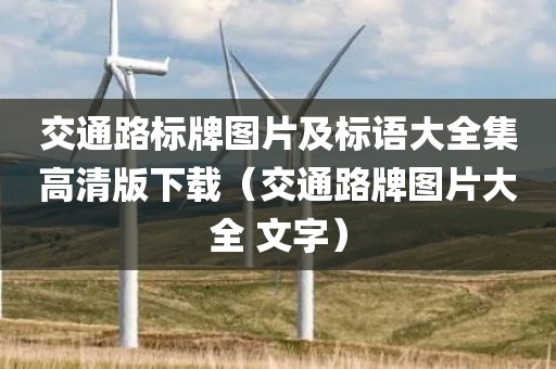 交通路标牌图片及标语大全集高清版下载（交通路牌图片大全 文字）